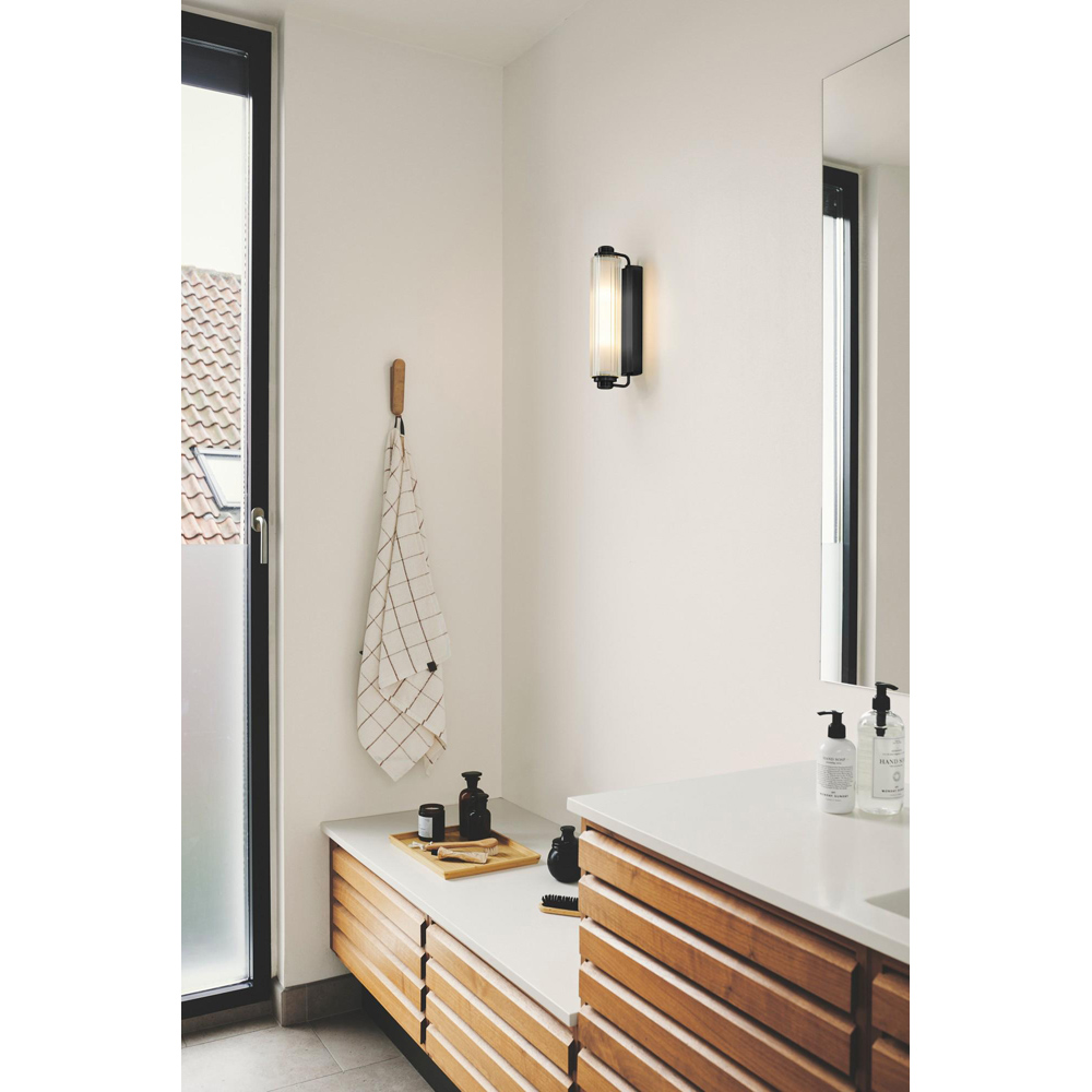Nordlux Nimal Double E14 Black Wall Light Image 2