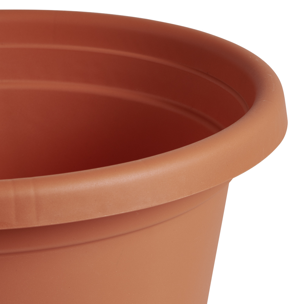 Clever Pots Terracotta Plastic Round Plant Pot 30cm Image 2