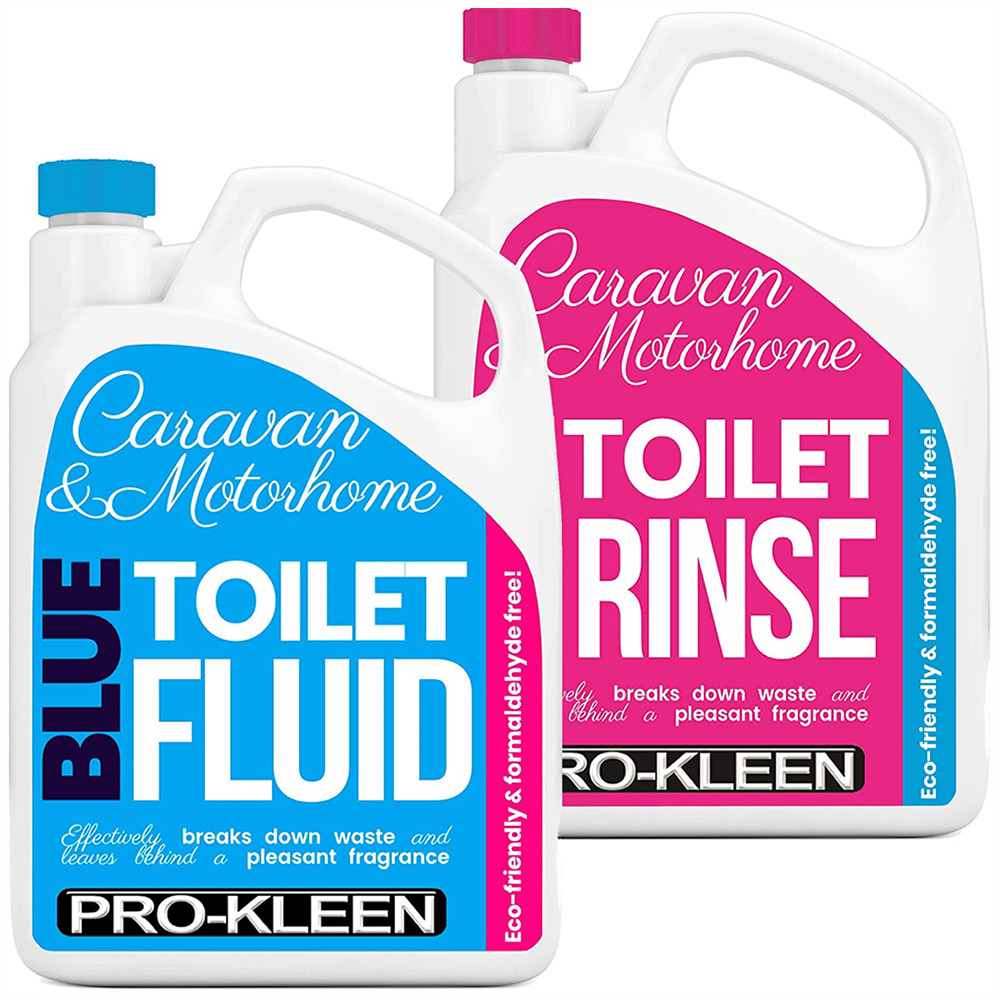 Pro-Kleen Blue 2L and Pink 2L Toilet Cleaner for Caravan Image 1