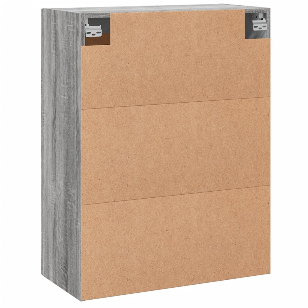vidaXL 2 Door Grey Sonoma Wall Mounted Cabinet Image 9