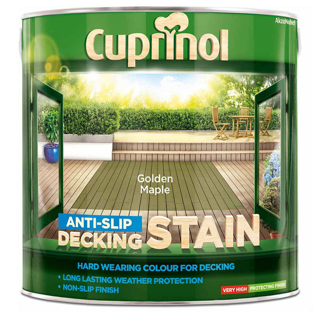 Cuprinol Maple Anti Slip Decking Stain 2.5L Image 2