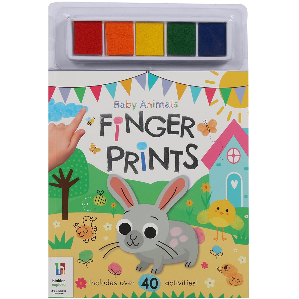 Hinkler Baby Animals Finger Print Art Set Image
