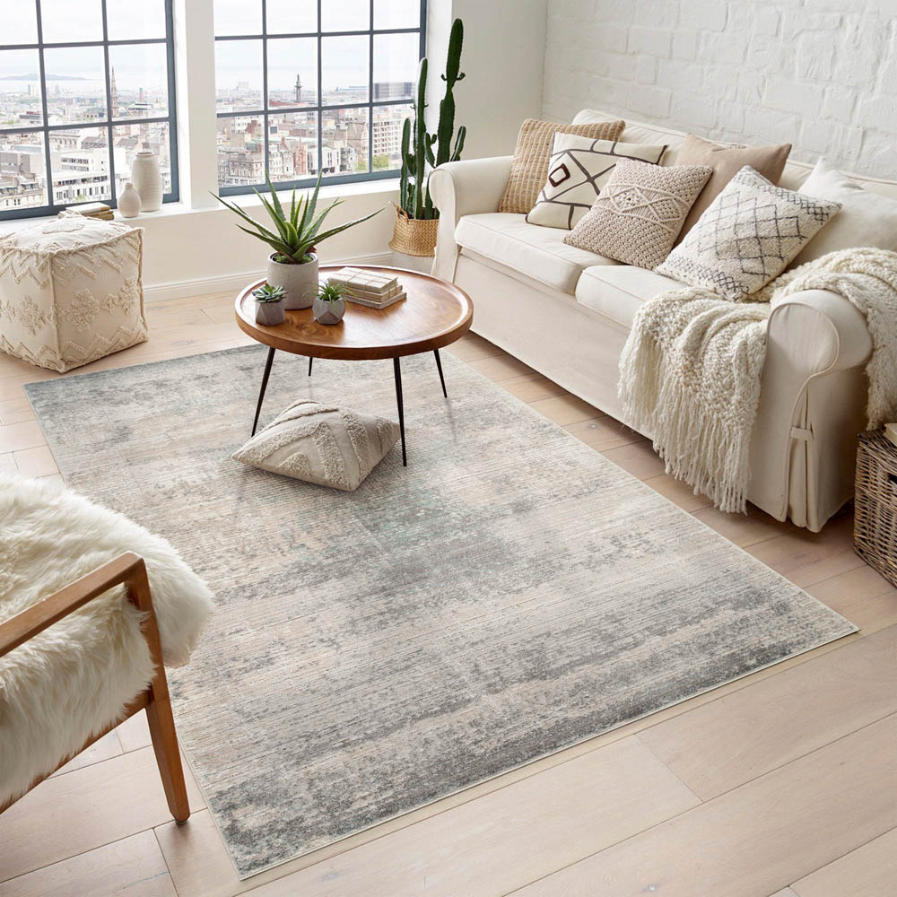 Desire Rugs Maia Grey Mist Abstract Non Slip Rug 60 x 220cm Image 5