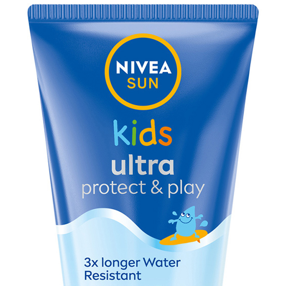 Nivea Sun Kids Ultra Protect and Play Sun Cream Lotion SPF50+ 150ml Image 2