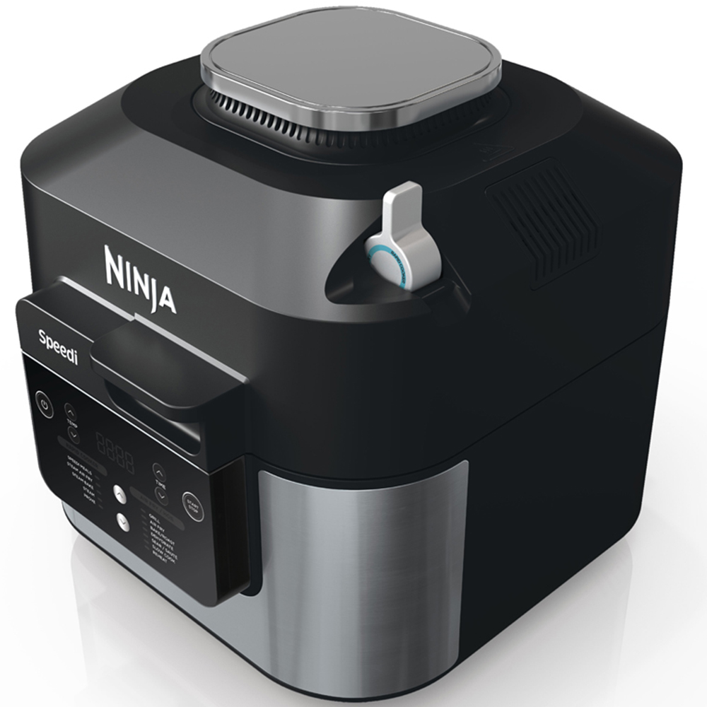 Ninja Speedi ON500UK 12-in-1 Black Stainless Steel 5.7L Multi Cooker Image 2