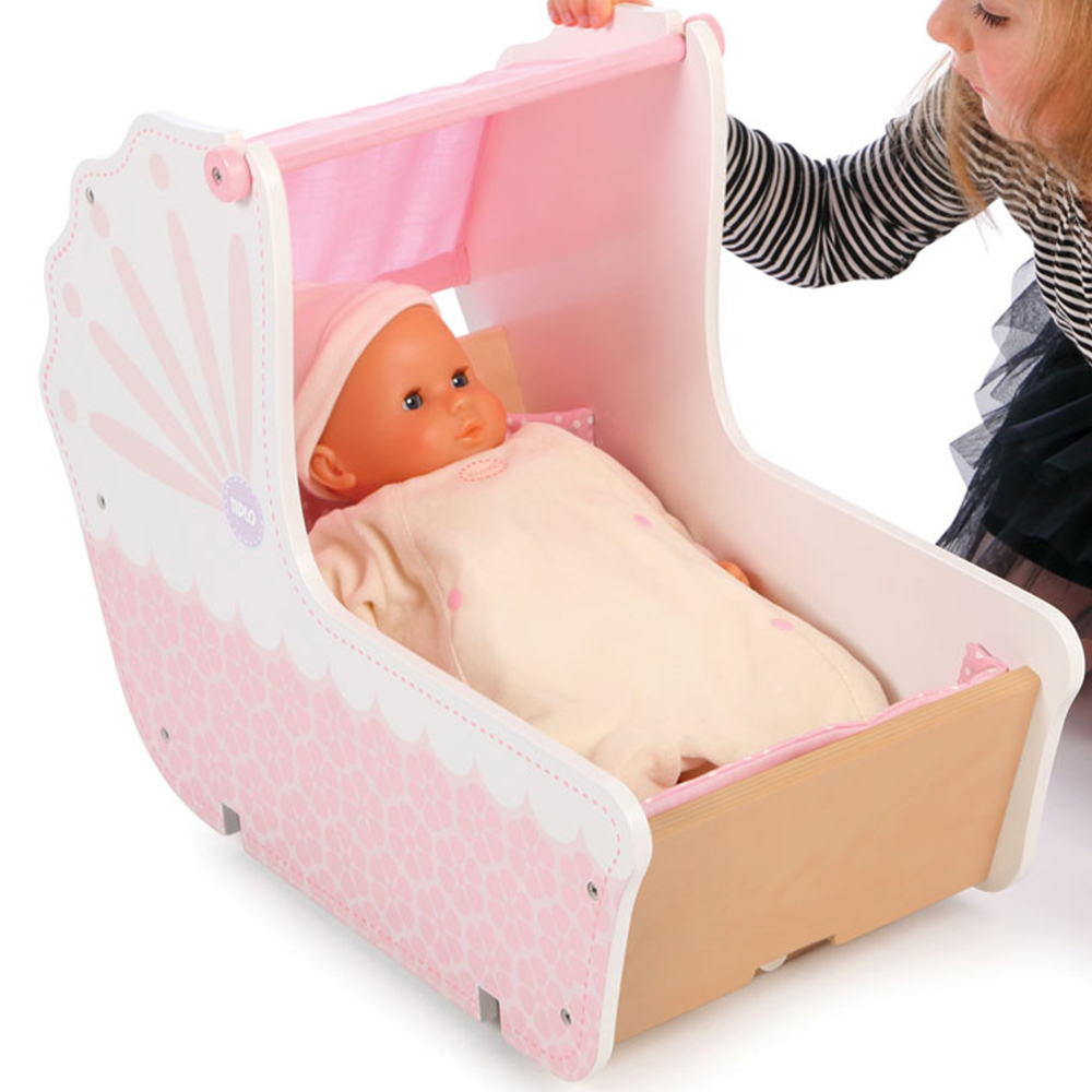 Tidlo 3 in 1 Wooden Dolls Pram Image 4