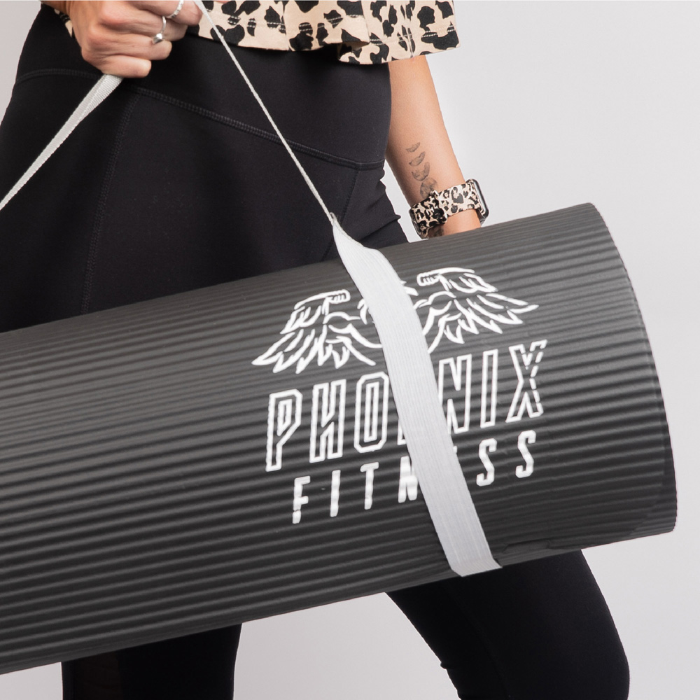 Phoenix Fitness Black NBR Floor Mat Image 5