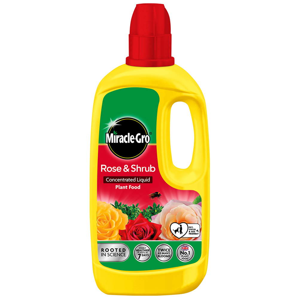Miracle-Gro Rose and Shrub Concentrated Liquid Plant Food 800ml Image 1
