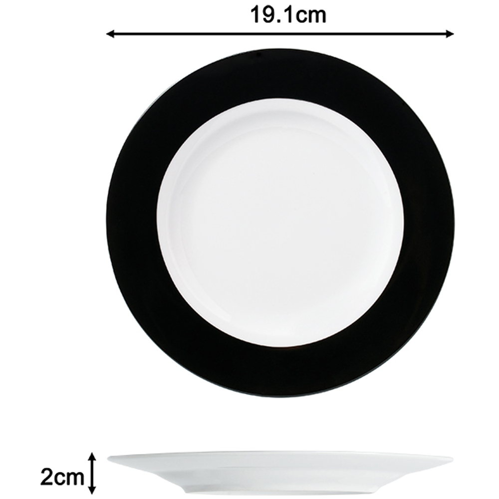 Waterside Geo Black and White 16 Piece Dinner Set Image 8