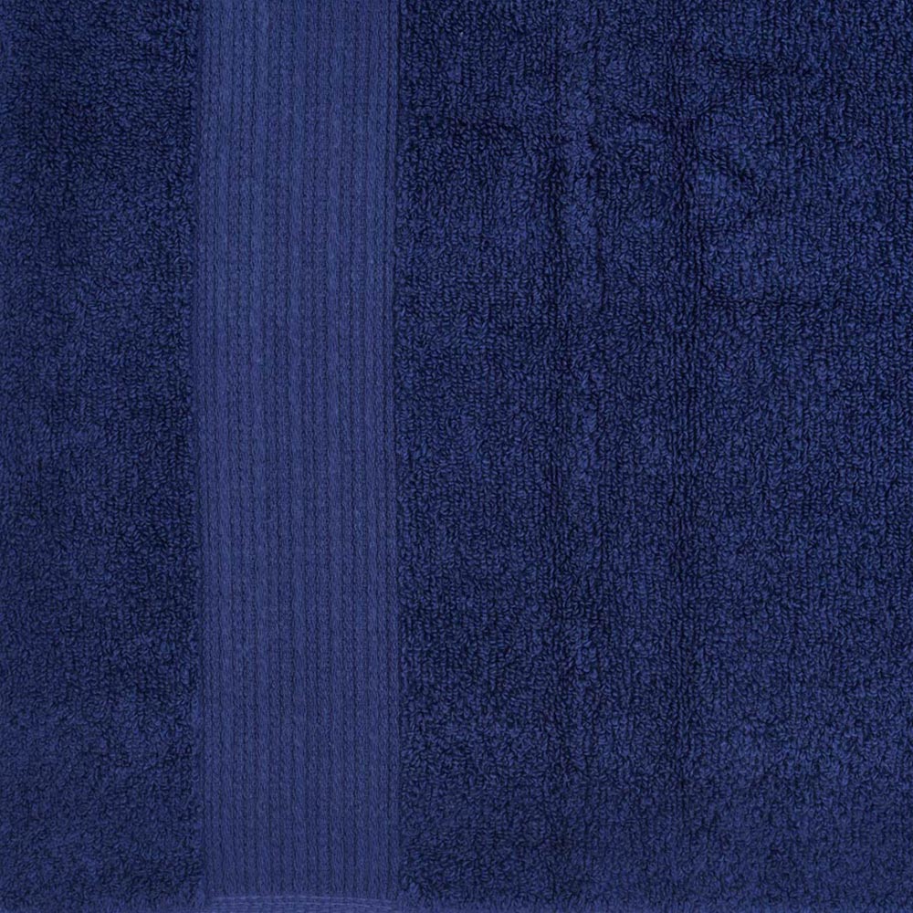Wilko Supersoft Cotton Indigo Blue Bath Towel Wilko