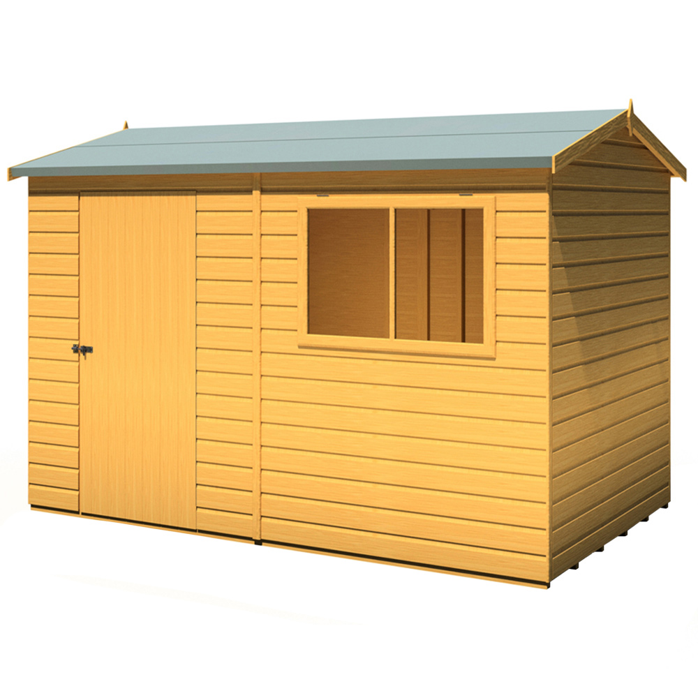 Shire Lewis 10 x 6ft Style D Reverse Apex Shed Image 2