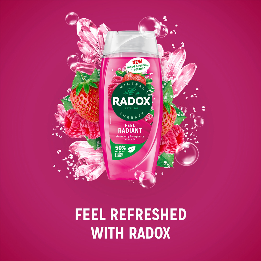 Radox Feel Radiant Mineral Therapy Shower Gel 225ml Image 6