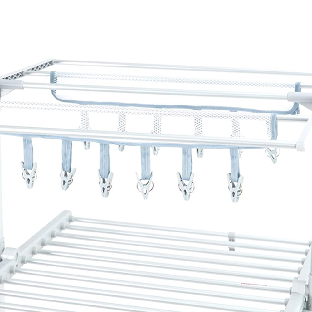 GlamHaus Heated Clothes Airer and Cover Image 5