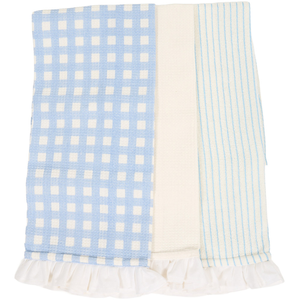 Pack of 3 Frill Edge Tea Towels Image 4