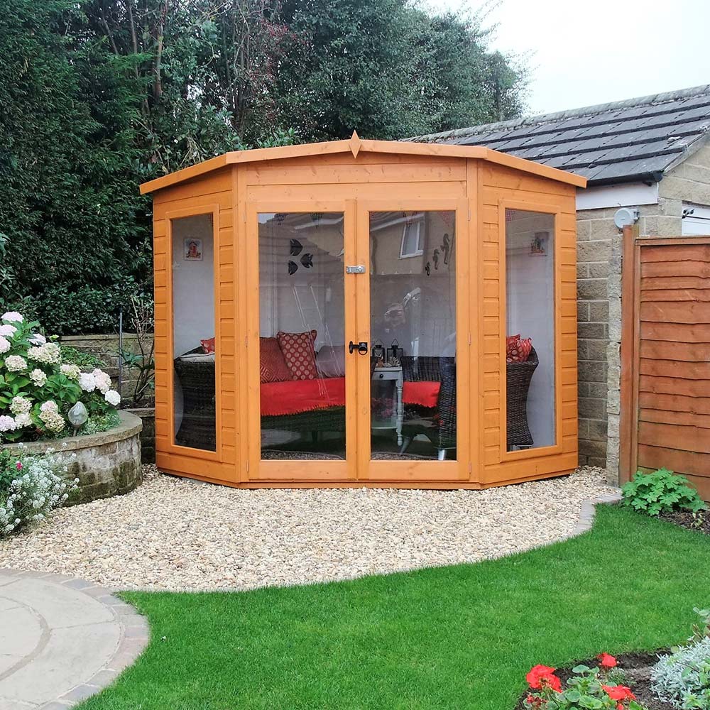 Shire Barclay 7 x 7ft Double Door Traditional Summerhouse Image 2
