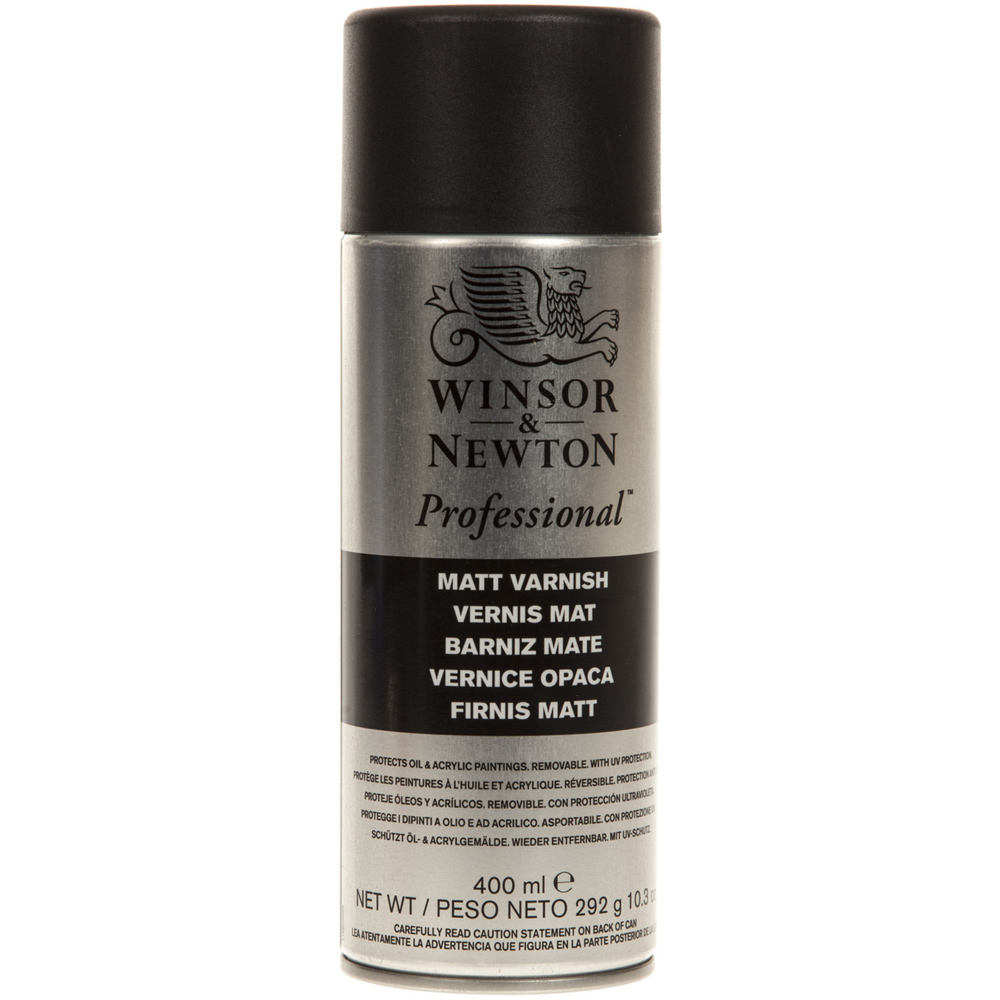 Winsor and Newton Professional Removable Aerosol Varnish - Clear Matt Image