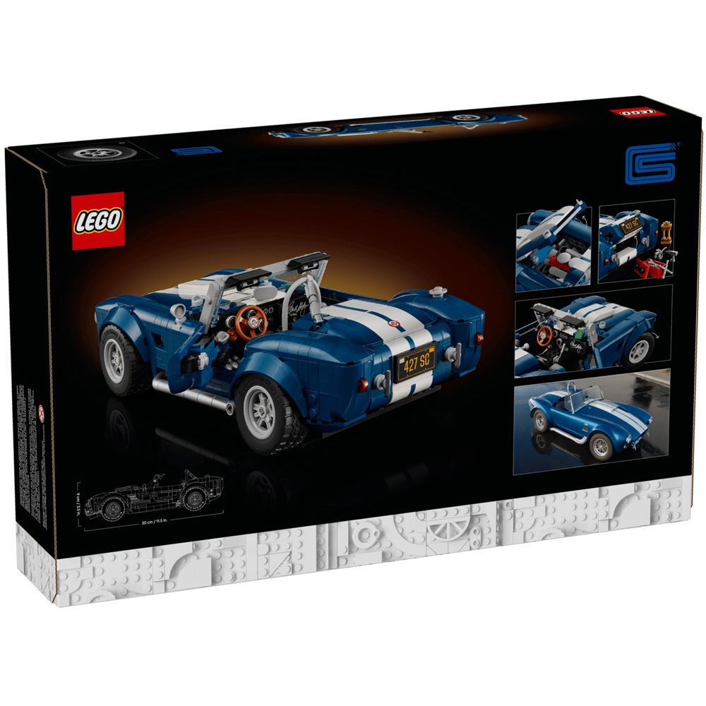 LEGO Icons 10357 Shelby Cobra 427S/C Building Set 1241 Piece Image 8