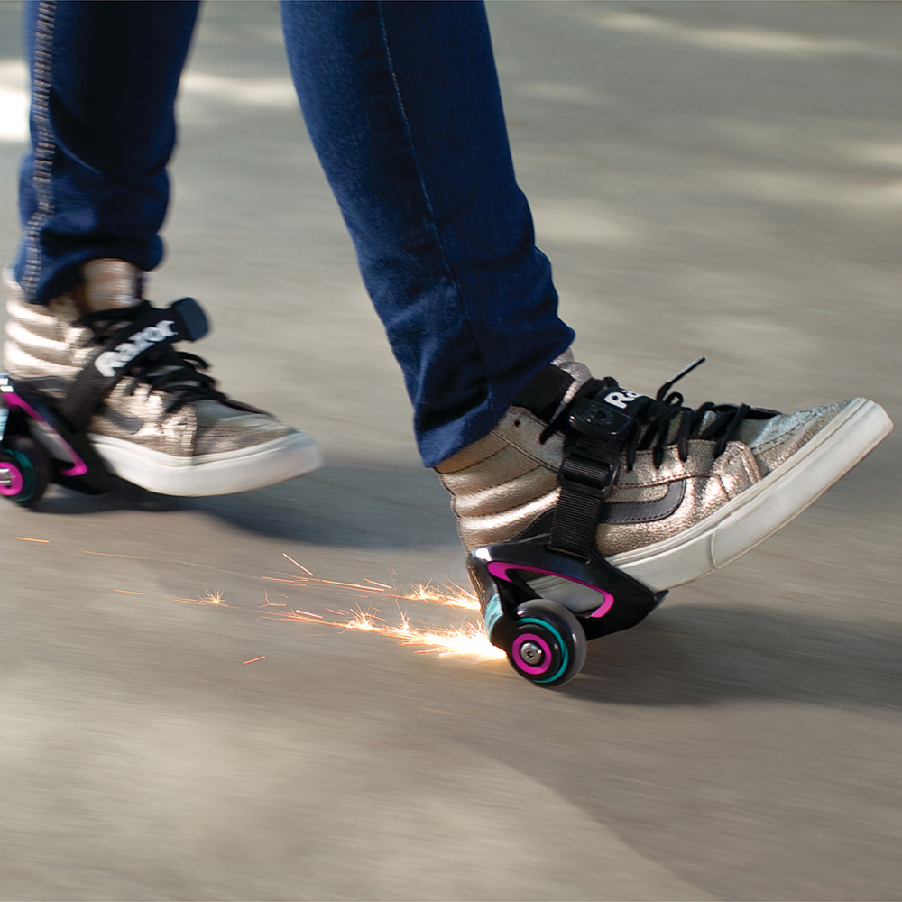 Razor Purple Jetts Heel Wheels Wilko