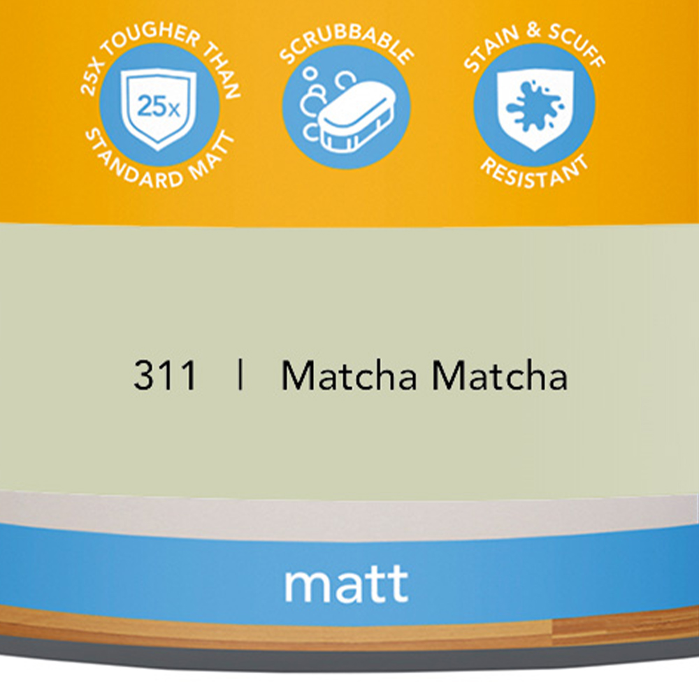Wilko Tough & Washable Matcha Matt Emulsion Paint 2.5L Image 3