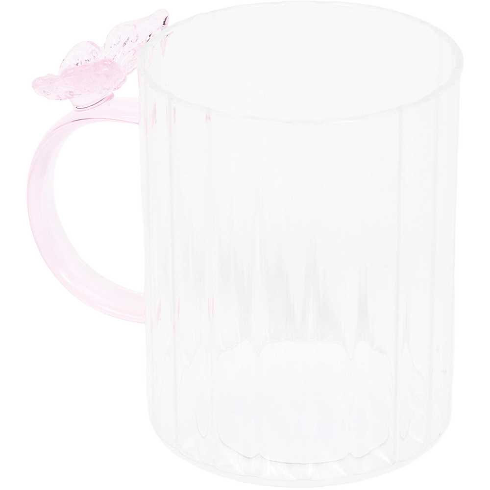 Ribbed Mug with Butterfly Handle Image 4