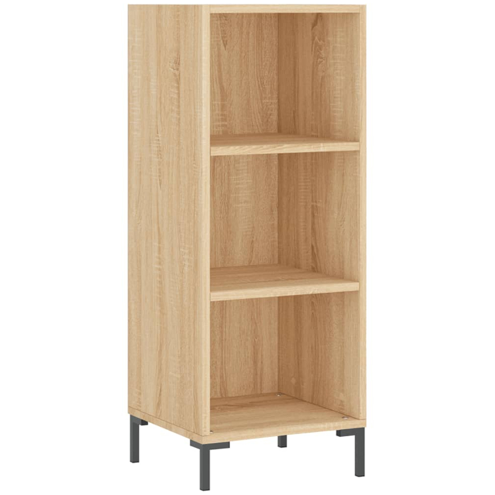 vidaXL Single Door 3 Shelf Sonoma Oak Highboard Image 5