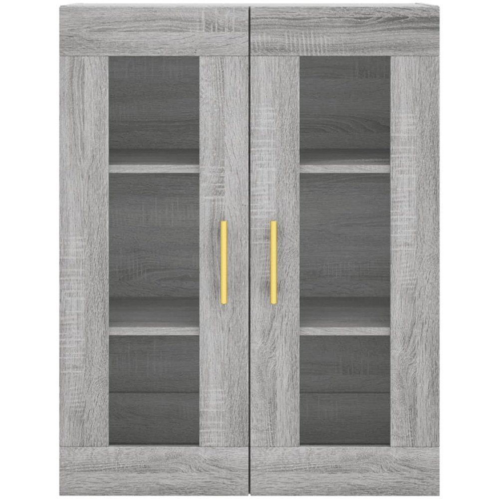 vidaXL 4 Door Grey Sonoma Highboard Image 6