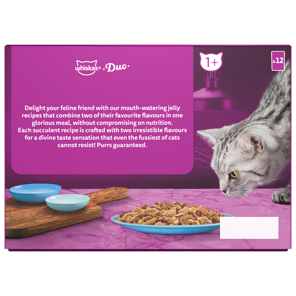 Whiskas Adult Cat Wet Food Pouches Ocean Delight in Jelly 12 x 85g Image 5