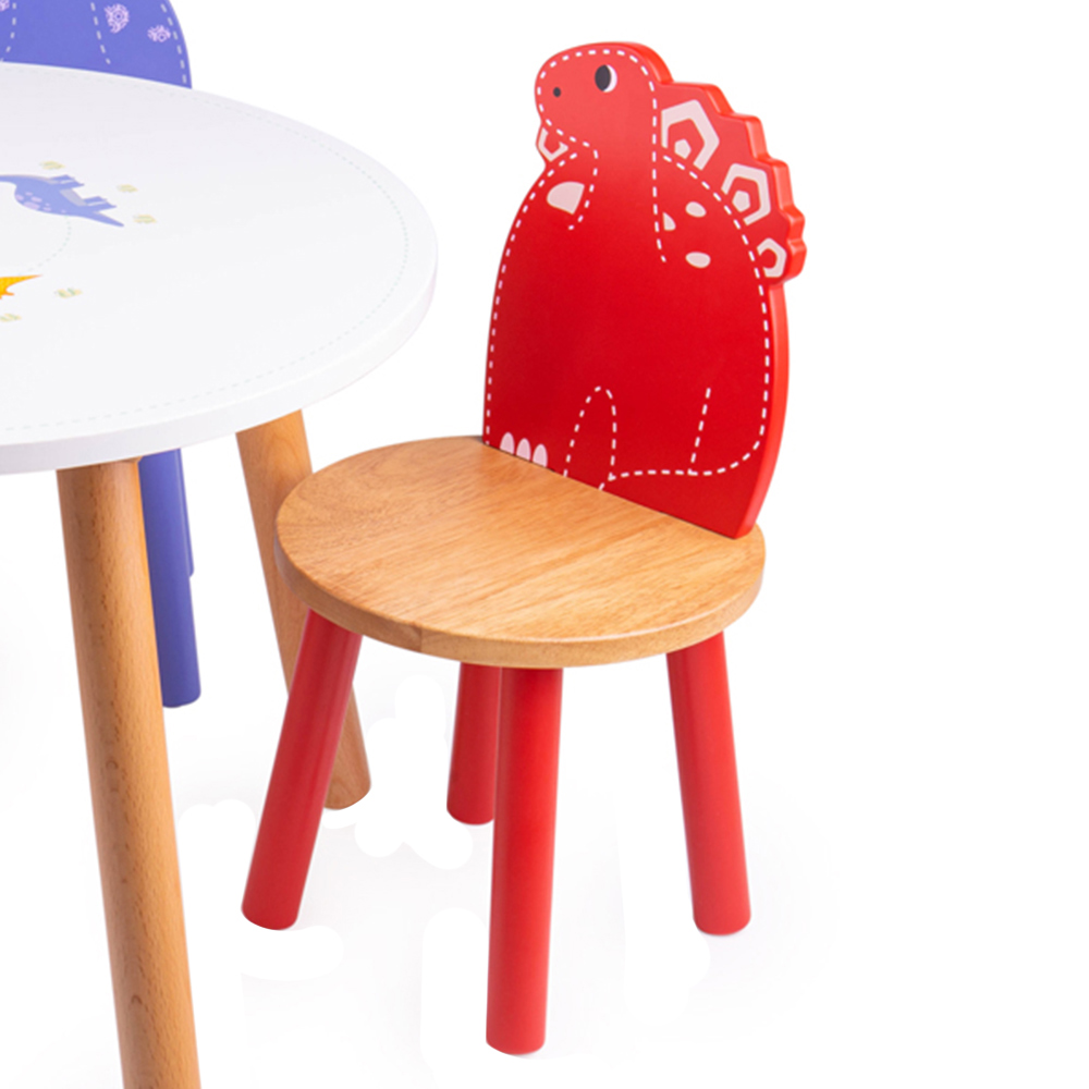 Tidlo Wooden Stegosaurus Chair Image 4