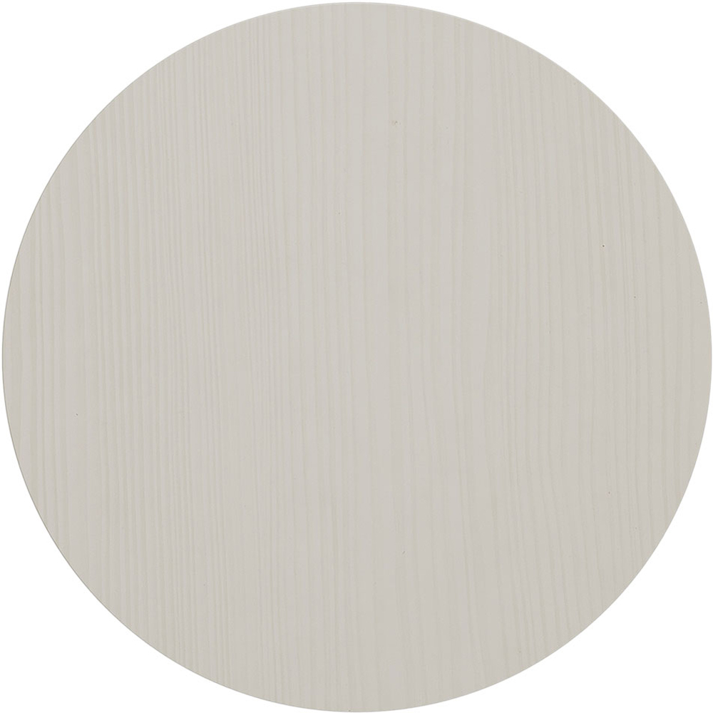 Living and Home 2 Tier White Round Coffee Table Image 3