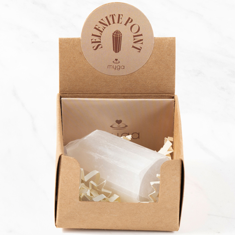 Myga Selenite Crystal Point Image 3