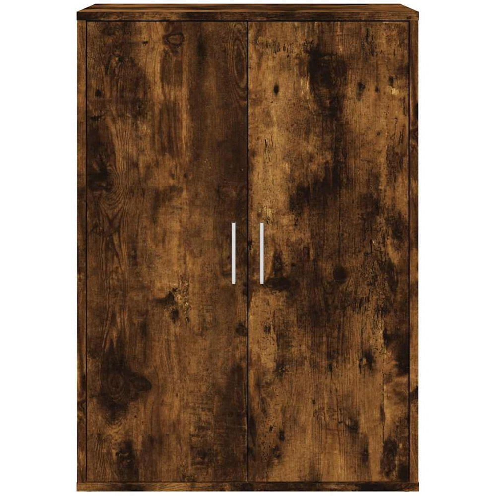 vidaXL 2 Door Smoked Oak Sideboard Image 5