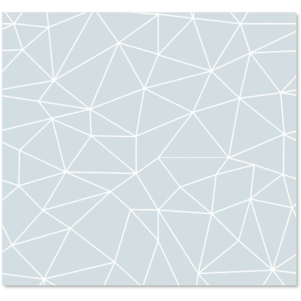 Warren Reed Designer Geometric Triangle Pattern Glass Kitchen Splashback 65 x 70cm Image 2