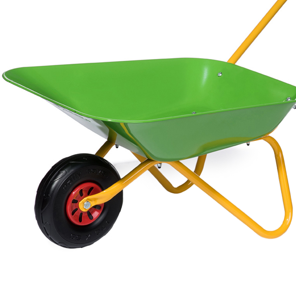 Robbie Toys Green Children's Metal Wheelbarrow Image 3
