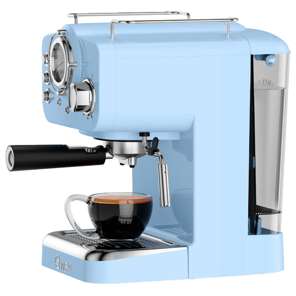 Swan SK22110BLN Blue Pump Espresso Coffee Machine 1100W Image 3
