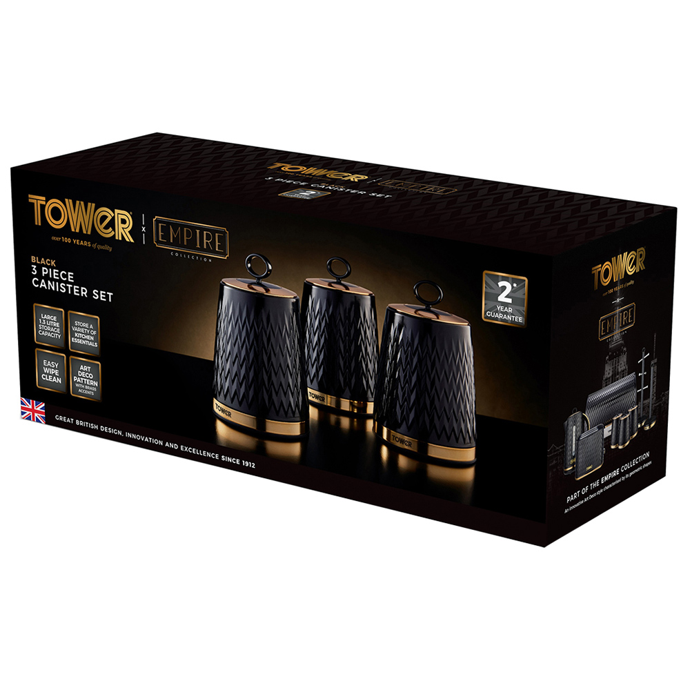 Tower 1.3L Empire Canisters 3 Pack Image 8