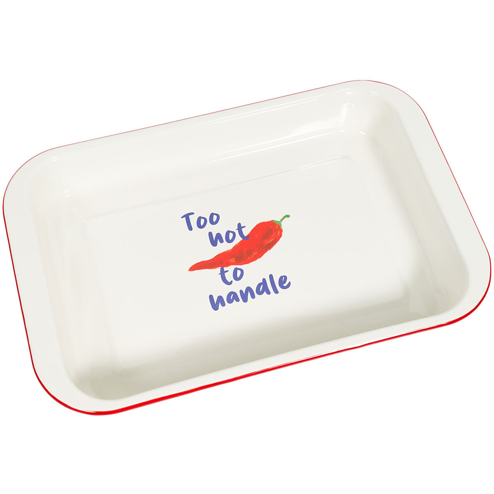Alfresco Enamel Large Roaster White Image 3