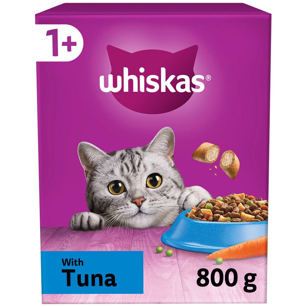 Whiskas Adult Tuna Flavour Dry Cat Food 800g Image 1