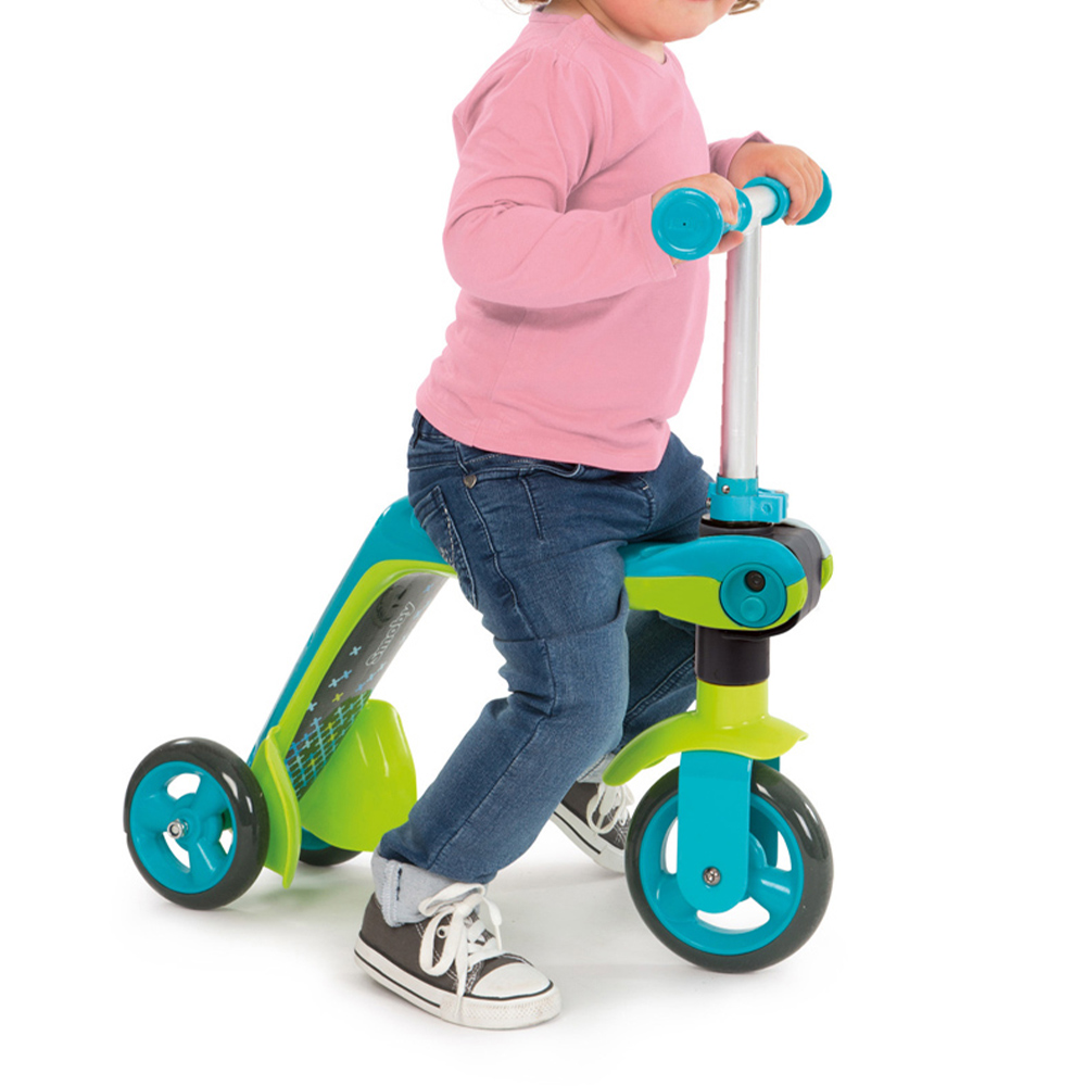 Smoby Blue Reversible 2-in-1 Scooter Image 2