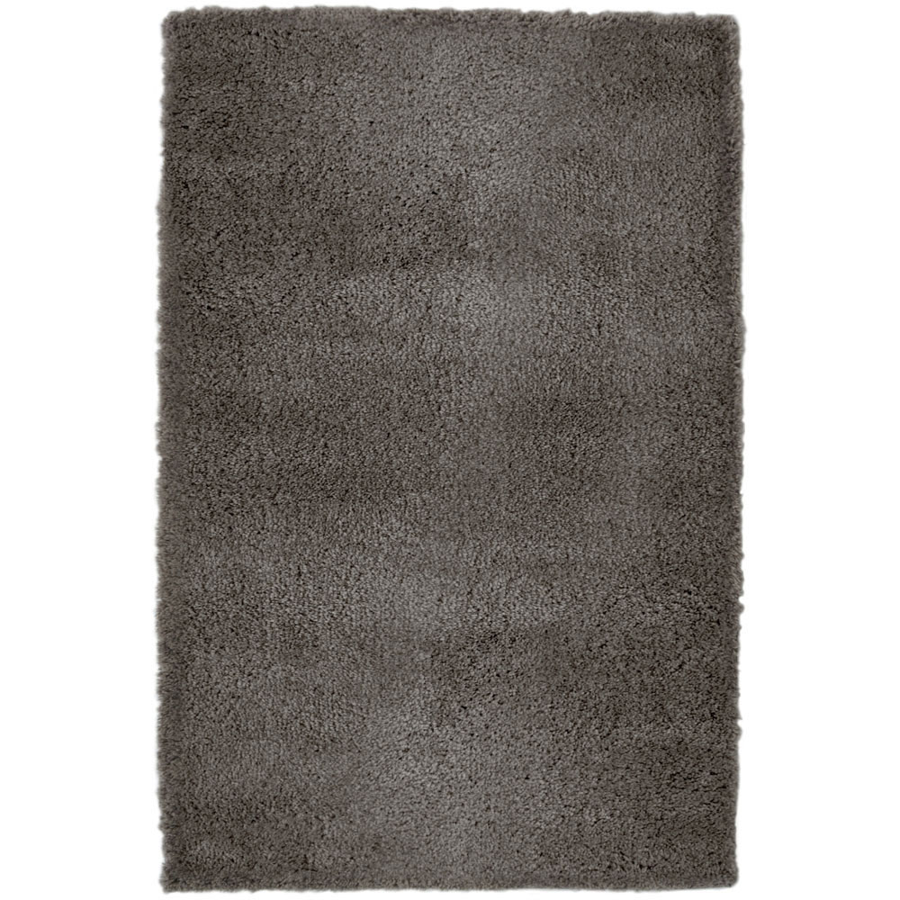 Homemaker Charcoal Snug Plain Shaggy Rug 200 x 290cm Image 1