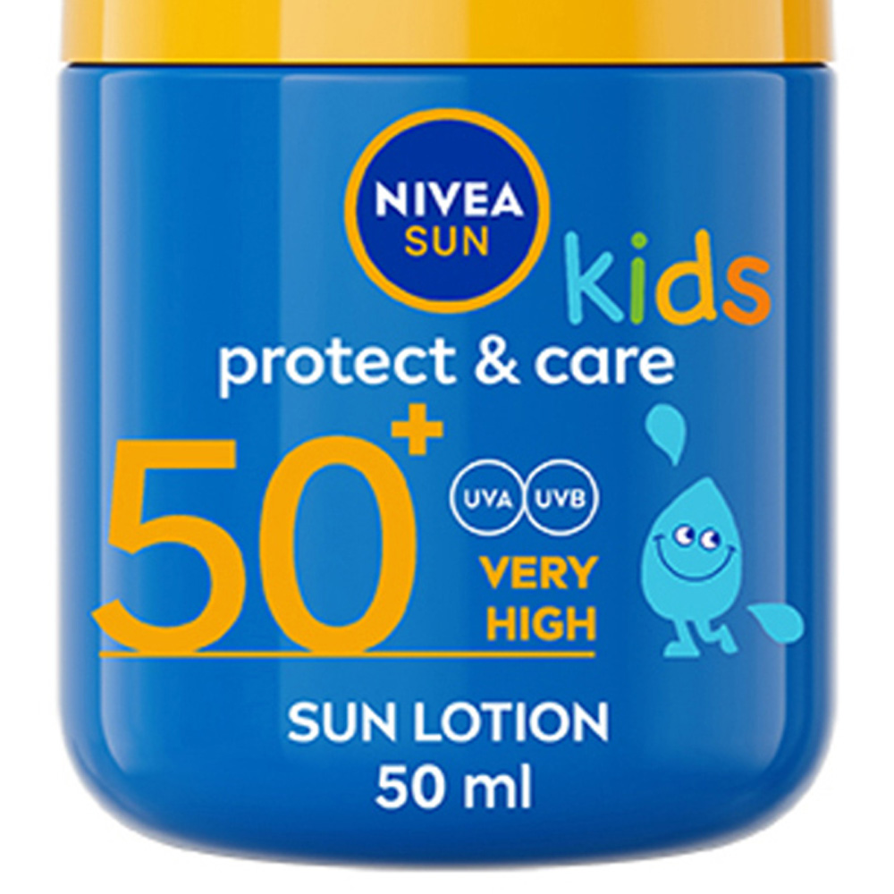 Nivea Sun Kids Protect and Care Sun Cream Roll On SPF50+ 50ml Image 3
