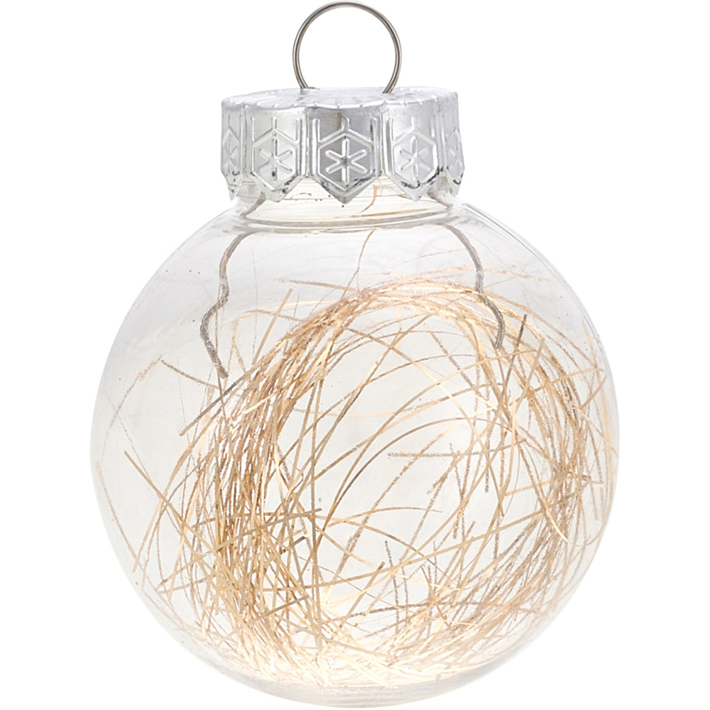 Living and Home Champagne Bauble 30 Pack Image 6