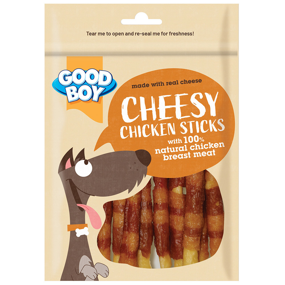 Good Boy Cheesy Chicken Sticks Dog Treats 60g Image 1