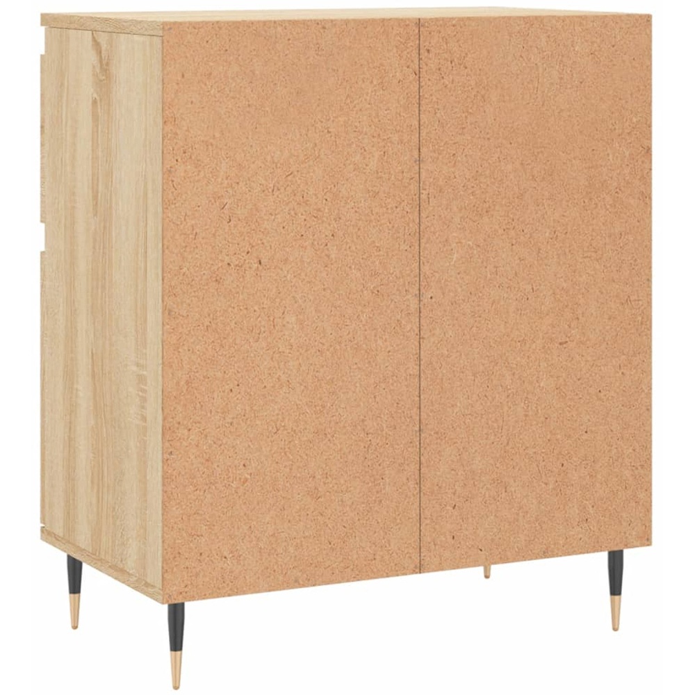 vidaXL 2 Door 2 Drawer Sonoma Oak Sideboard Image 8