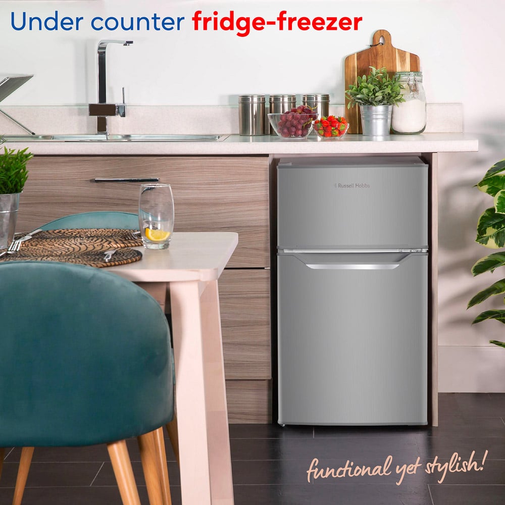 Russell Hobbs RH85UCFF482E1SS Stainless Steel 61L Under-Counter Fridge Freezer Image 4