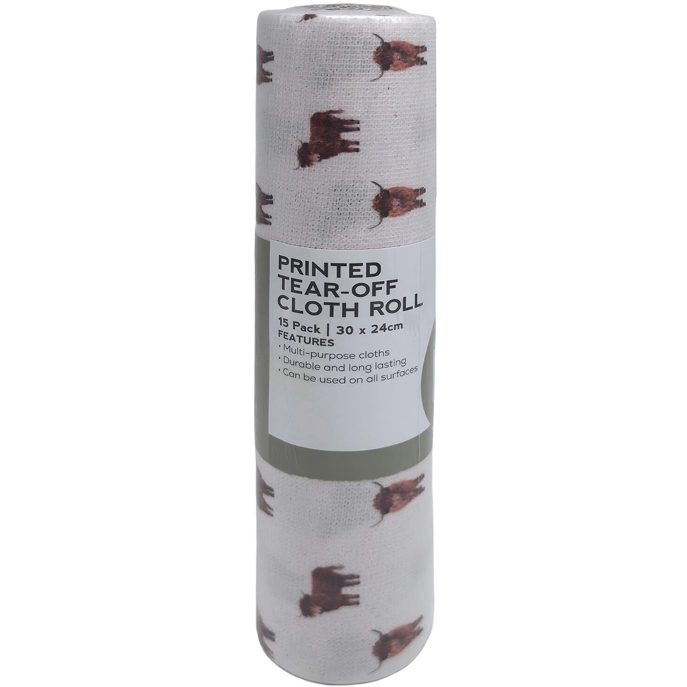 Printed Tear-Off Cloth Roll Image 4