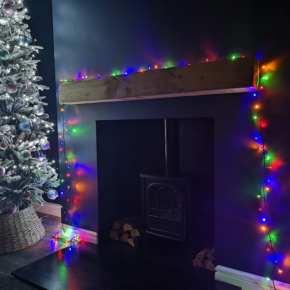 Samuel Alexander 240 White or Multicolour LED Colour Changing String Lights Image 5