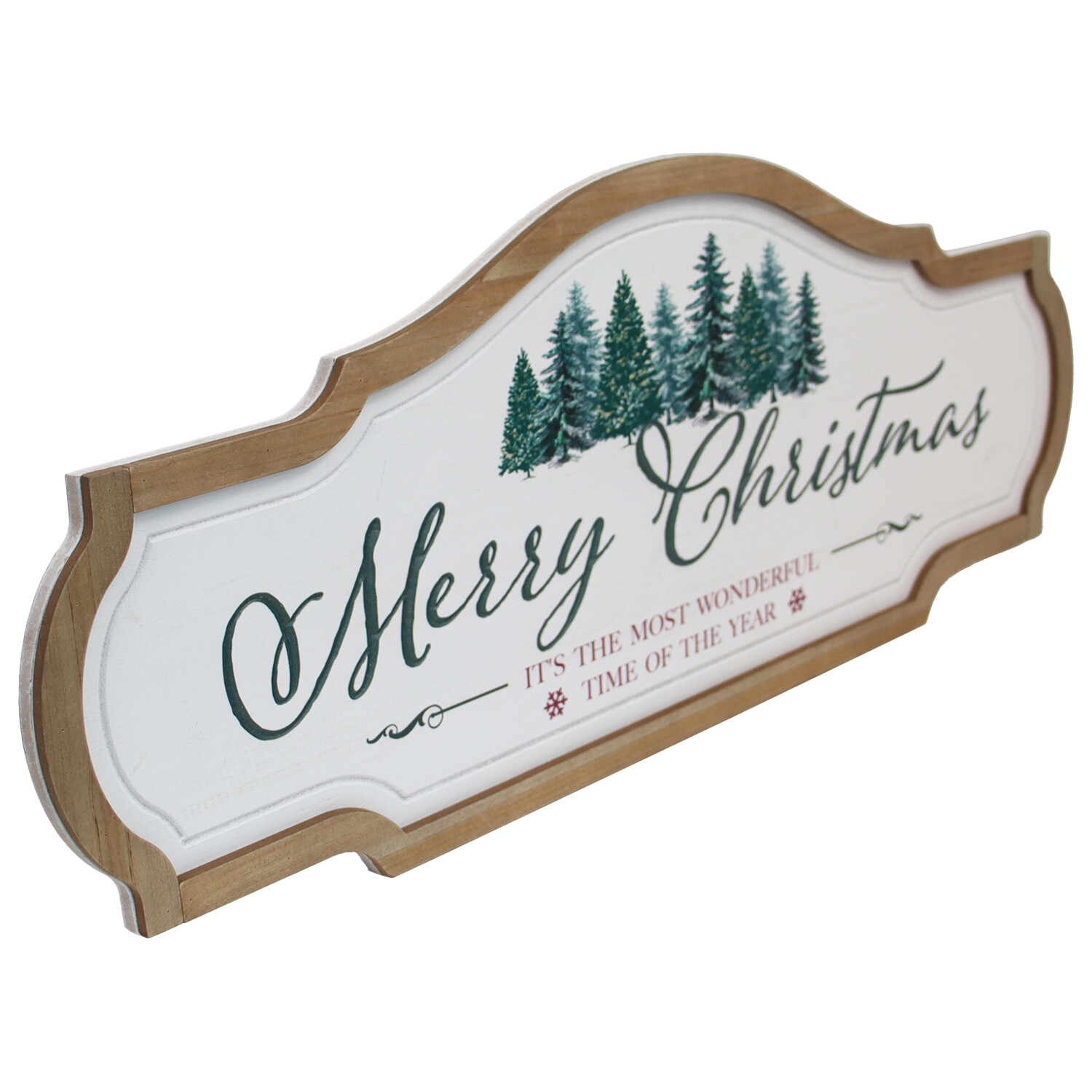 Merry Christmas Forest Framed Plaque - Multicolour Image 2