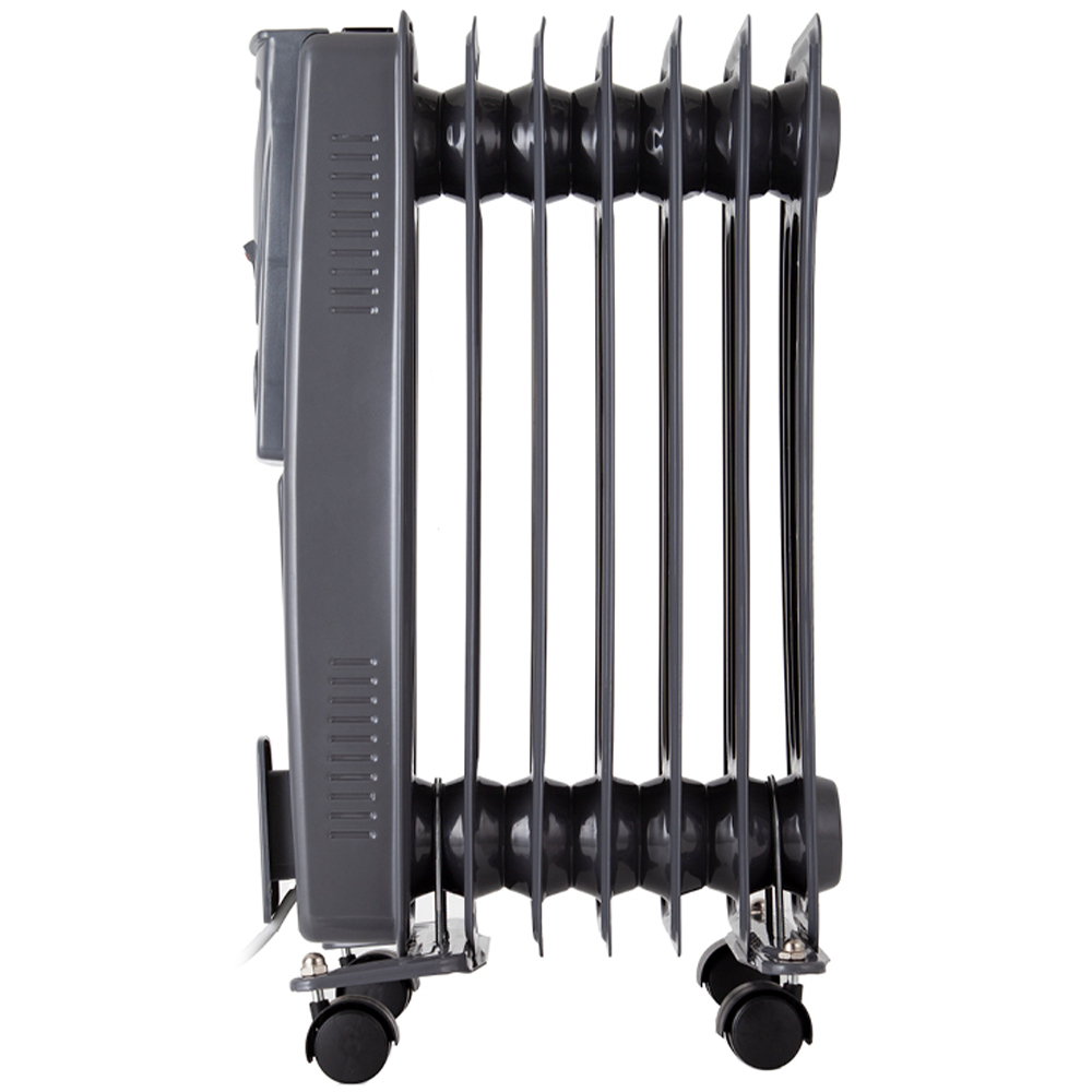 Warmlite Grey Oil Filled Radiator 1500W Image 2