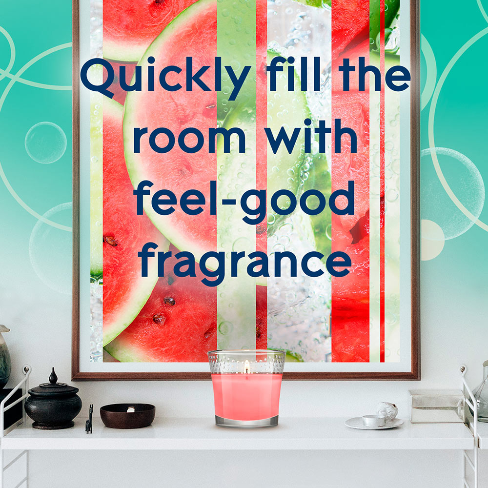 Glade Candle Sparkling Watermelon Air Freshener 129g Image 5