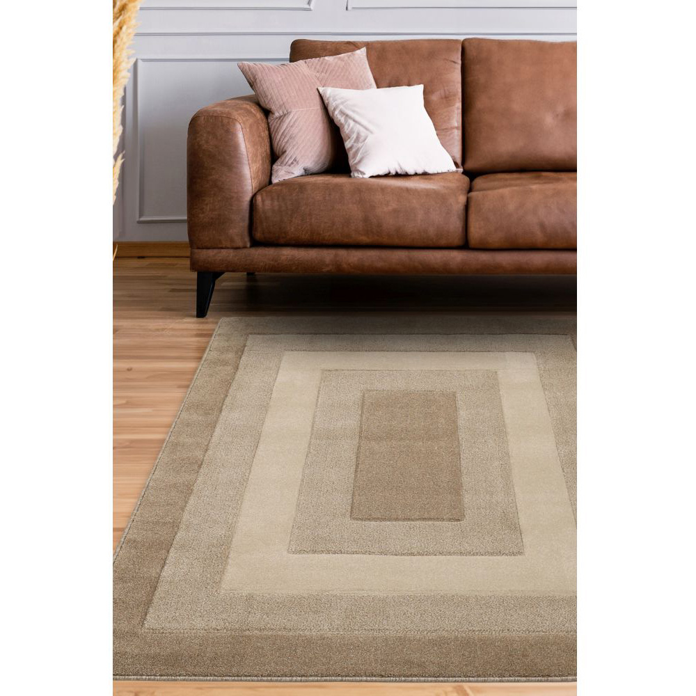 Homemaker Newport Latte Border Rug 200 x 290cm Image 5